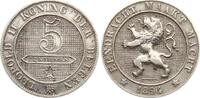 Belgien 5 Centimes Leopold II., 1865-1909 -