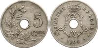 Belgien 5 Centimes Leopold II., 1865-1909 -
