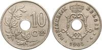 Belgien 10 Centimes Leopold II., 1865-1909 -