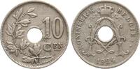 Belgien 10 Centimes Albert I., 1909-1934 -