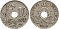 Belgien 10 Centimes Albert I., 1909-1934 -