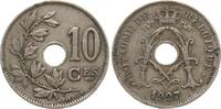 Belgien 10 Centimes Albert I., 1909-1934 -