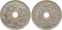 Belgien 25 Centimes Albert I., 1909-1934 -