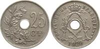 Belgien 25 Centimes Albert I., 1909-1934 -