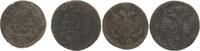 Russland Denga (1/2 Kopeke) Elisabeth Petrowna (1741-1761), Lot von 2 x 1 Denga -