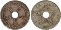 Belgisch-Kongo 10 Centimes Leopold II. -