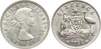 Australien Sixpence Elisabeth II. -