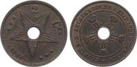 Belgisch-Kongo 2 Centimes Leopold II. -