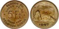 Belgisch-Kongo 5 Franc 1947 ss- 41.84 元 含税 ＋  167.34 元 运费