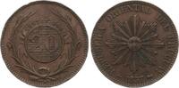 Uruguay 2 Centavos 1857 D ss-vz 125.51 元 含税 ＋  167.34 元 运费