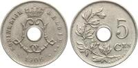 Belgien 5 Centimes Leopold II., 1865-1909 -