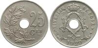 Belgien 25 Centimes Albert I., 1909-1934 -