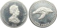 Tristan da Cunha 5 Pence Meeresschildkröte -