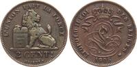 Belgien 2 Centimes Leopold II., 1865-1909 -