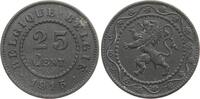 Belgien 25 centimes Albert I. (1909-1934), deutsche Besatzung -