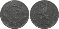 Belgien 25 centimes Albert I. (1909-1934), deutsche Besatzung -