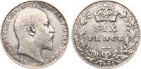 Großbritannien Sixpence 1902 Edvard VII. ss 100.41 元 含税 ＋  167.34 元 运费