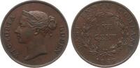 Strait Settlements 1 Cent Victoria -
