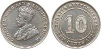 Strait Settlements 10 Cent Georg V., 1912-1936 -