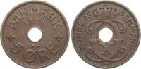 Dänemark 5 Øre 1929 N Christian X. ss 25.10 元 含税 ＋  167.34 元 运费
