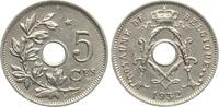 Belgien 5 Centimes Albert I., 1909-1934 -
