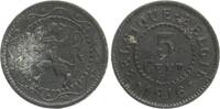 Belgien 5 Centimes Albert I. (1909-1934), deutsche Besatzung -