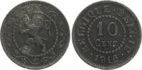 Belgien 10 centimes Albert I. (1909-1934), deutsche Besatzung -