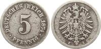 Deutsches Kaiserreich 5 Pfennig Kursmünze -