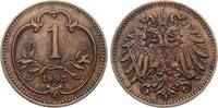 Österreich 1 Heller Franz Josef I., Haus Habsburg -