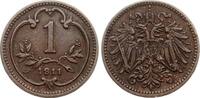 Österreich 1 Heller Franz Josef I., Haus Habsburg -