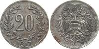 Österreich 20 Heller Karl I., Haus Habsburg -