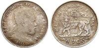 Äthiopien Gersh 1903 (1895 A) Menelik II. 1889-1913 ss-/ss 125.51 元 含税 ＋  167.34 元 运费