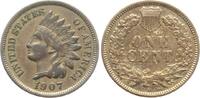 USA 1 Cent 1907 India Head Cent ss 41.71 元 含税 ＋  166.83 元 运费