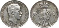 Norwegen 50 Øre 1918 Håkon VII. fss 75.30 元 含税 ＋  167.34 元 运费