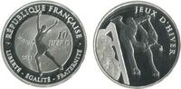 France 10 Euros 10 Euros Jeux d'hiver - Patinage -