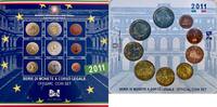 Italie Euros Série B.U. Italie 2011 - 9 Pièces -