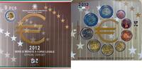 Italie Euros Série B.U. Italie 9 Pièces 2012 -
