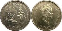 Canada 25 Cents Canada 25 cents 2000 Commonwealth Elizabeth II Natural Legacy UNC KM#382а -