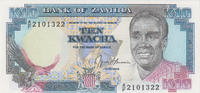 Zambia 10 Kwacha Zambia 10 Kwacha 1991 KM#31 UNC -