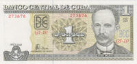 Kuba 1 Peso Kuba 1 Peso 2008 Pick#128b UNC -