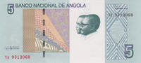 Angola 5 Kwanzas Angola 5 Kwanzas 2012 Pick#151a UNC -