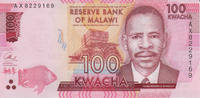 Malawi 100 Kwacha Malawi 100 Kwacha 01.01.2016 Pick#65b UNC -