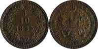 Österreich Habsburg 5/10 Kreuzer Österreich 5/10 Kreuzer 1885 Haus Habsburg Franz Joseph I. 1848-1916 VF KM#2183 -