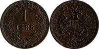 Österreich Austria 1 Kreuzer Österreich 1 Kreuzer 1885 Haus Habsburg Franz Joseph I. 1848-1916 UNC KM#2185 -