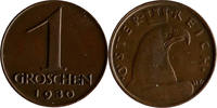 Österreich Austria 1 Groschen Österreich 1 Groschen 1930 Erste Republik UNC KM#2836 -