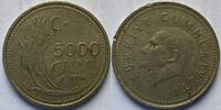 5000 lira Turkey 1995 -
