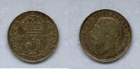 3 pence 1918 United Kingdom -