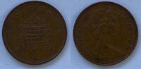 UK 1 new penny 1980 -