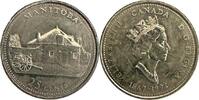 Canada 25 Cents Canada 25 cents 1992 Manitoba Elizabeth II UNC KM#214a -