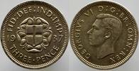 Great Britain 3 Pence Georg VI Great Britain Georg VI 3 Pence 1937 VF KM#848 -